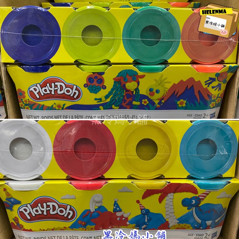 Play-Doh 培樂多 經典四色組 4 oz 黏土補充
