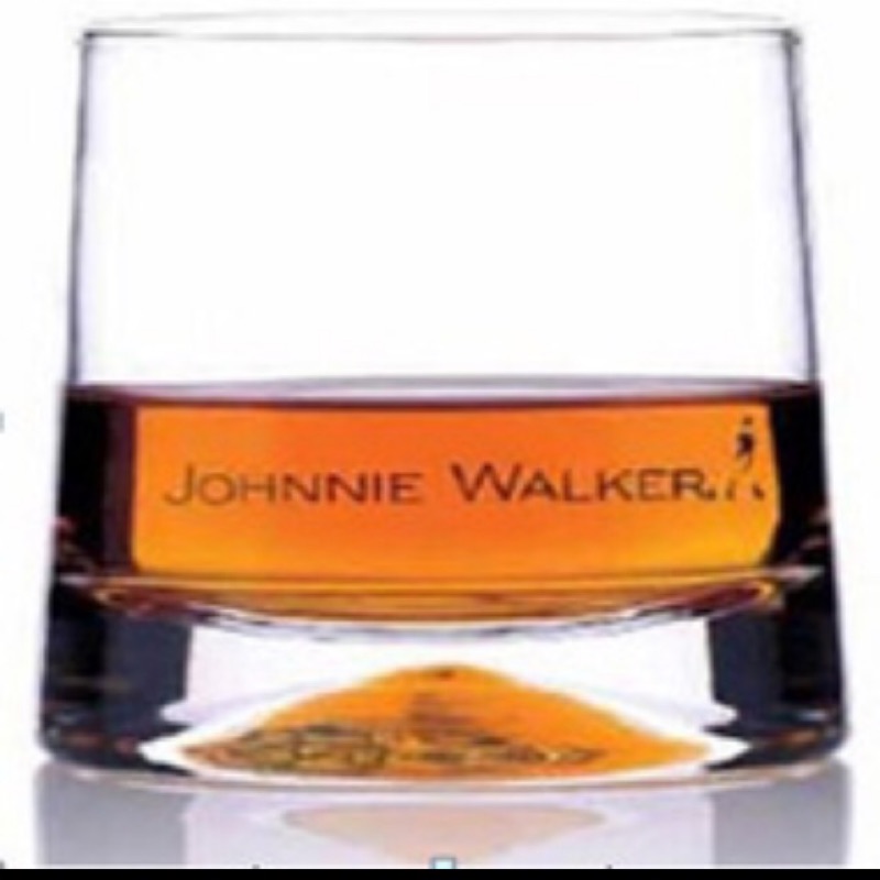 約翰走路小金人厚底威士忌酒杯