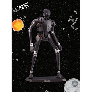◎MARS益智玩具◎ 星際大戰- K-2SO (拼酷彩色大碼) ◎3D立體金屬拼圖-金屬模型-蝕刻片