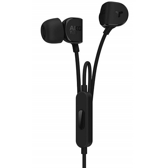 【全新未拆】AKG Y20 入耳式可通話耳機- 黑色