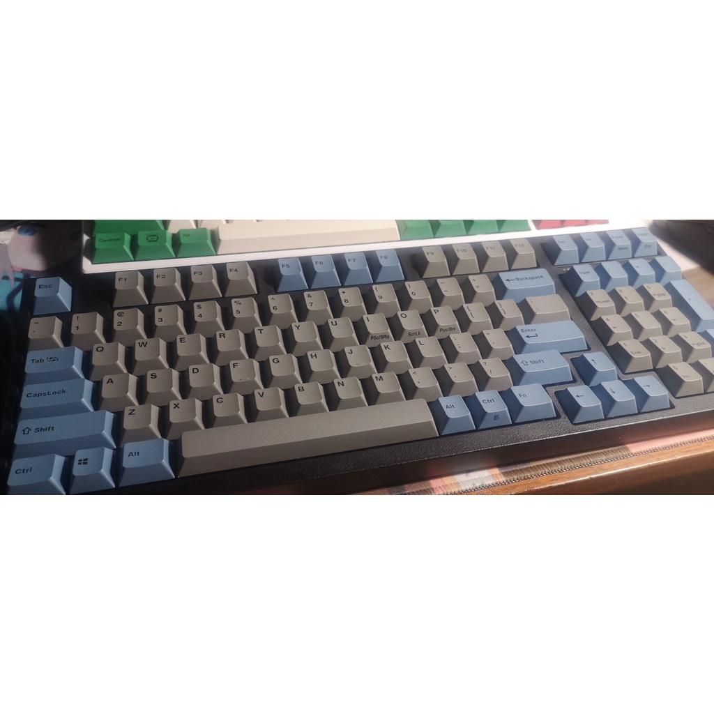 Leopold FC980M PD 藍灰紀念版 英文正刻 靜音紅軸 機械式鍵盤