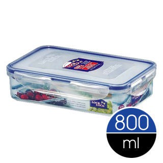 Lock&Lock微波加熱長型保鮮盒800ml(HPL816)
