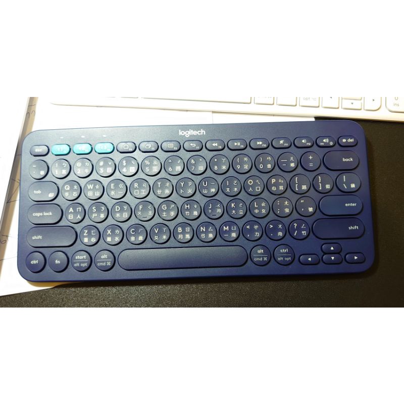 （二手）Logitech 羅技 K380 深藍 無線 藍芽 鍵盤
