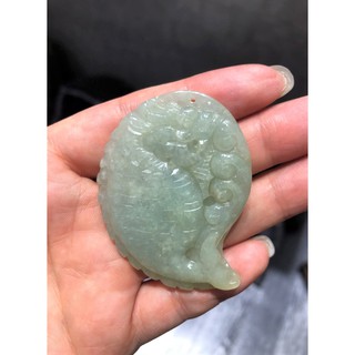 《彩雅寶石精品 翡翠吉祥系列》龍頭魚掛墜 CG-001 玉墜 緬甸翡翠玉