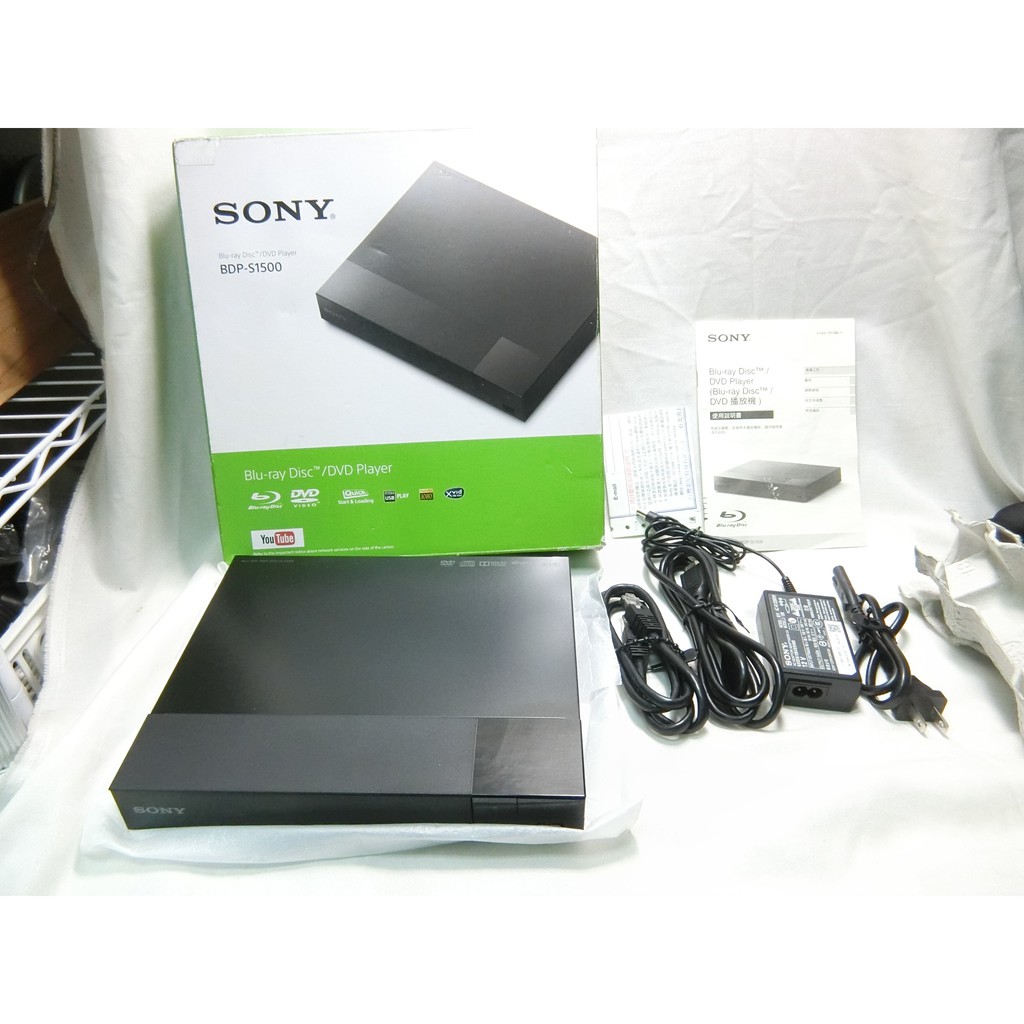 (z) 新力 SONY 藍光 DVD 光碟機/播放機 BDP-S1500 / 無搖控器
