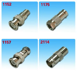 BNC 轉 F (RF) 轉接頭 監視器轉接頭 金屬轉接頭