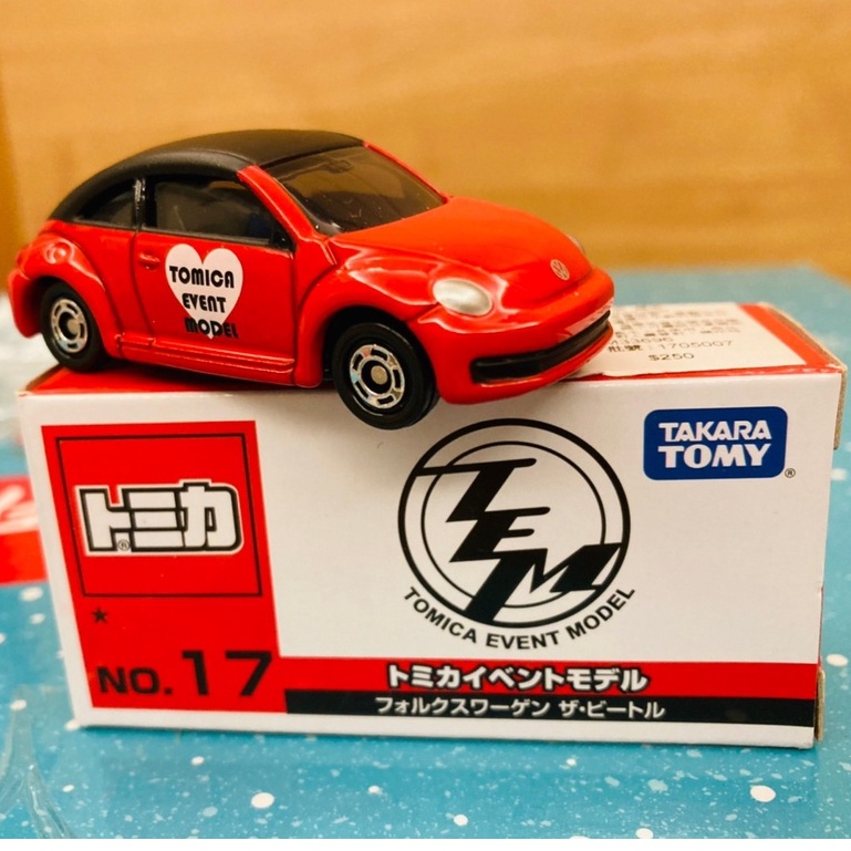 【玩具】TOMY TOMICA TEM 多美 會場限定 1星 NO. 17 福斯甲殼蟲 VOLKSWAGEN