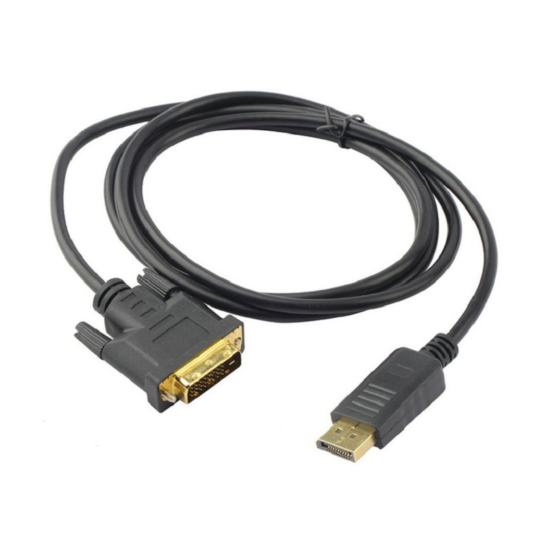 DisplayPort轉DVI轉接線/DP to DVI-D連接線 單向螢幕轉接線 1.8米長 桃園《蝦米小鋪》