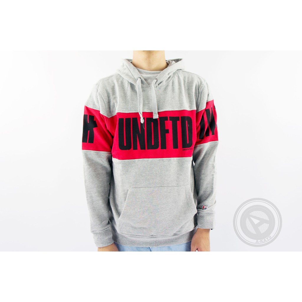 【A-KAY0】UNDEFEATED ESTORIAL HOOD 毛巾布內裡 帽T 灰【515107GY】