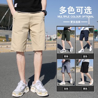 臺灣現貨【皮帶孔】高品質純棉短褲 休閒短褲 工裝短褲 直筒短褲 工作短褲 耐磨短褲 彈性五分褲 工作短褲 英倫風短褲男
