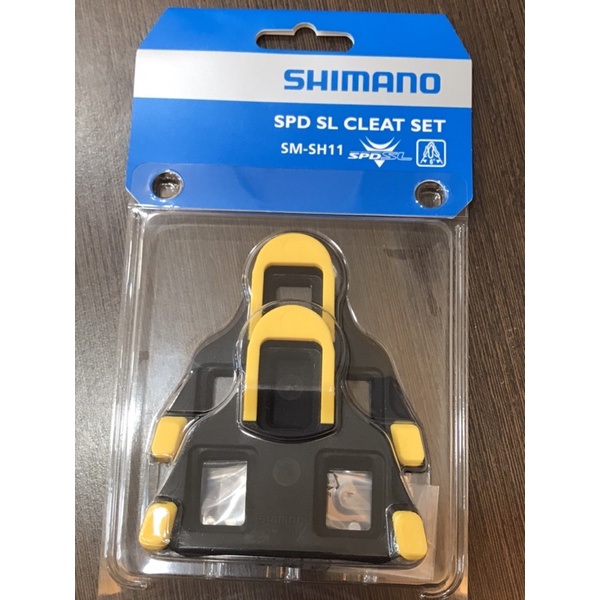 SHIMANO SPD SL腳底板黃色SM-SH11 自行車 單車 扣片
