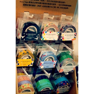 〖絕版文具〗菊水KIKUSUI 紙膠帶3捲入 附小巧撕 Washi Masking Tape 3pcs a set