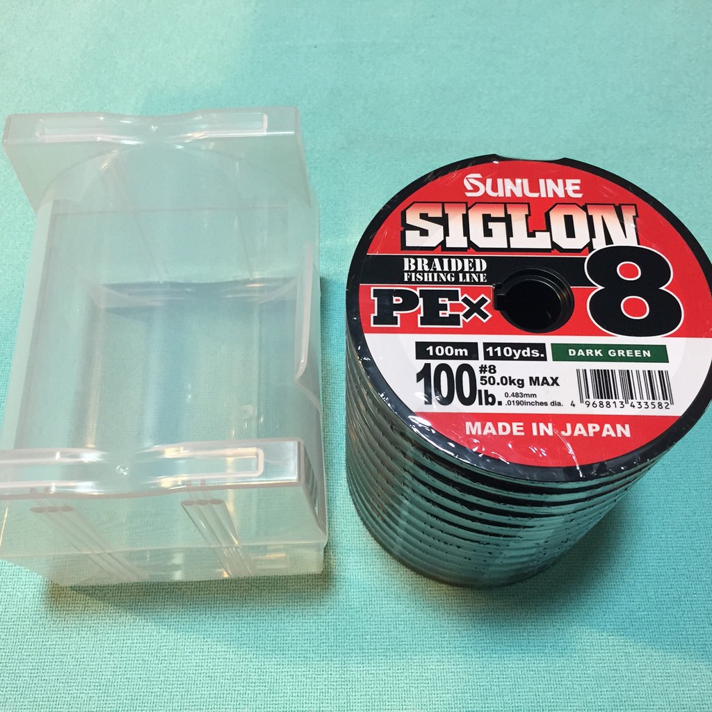 ❖天磯釣具❖ 日本 SUNLINE SIGLON X8 八股 墨綠色PE線 高強力八本編 1200米 連結線 優惠均一價