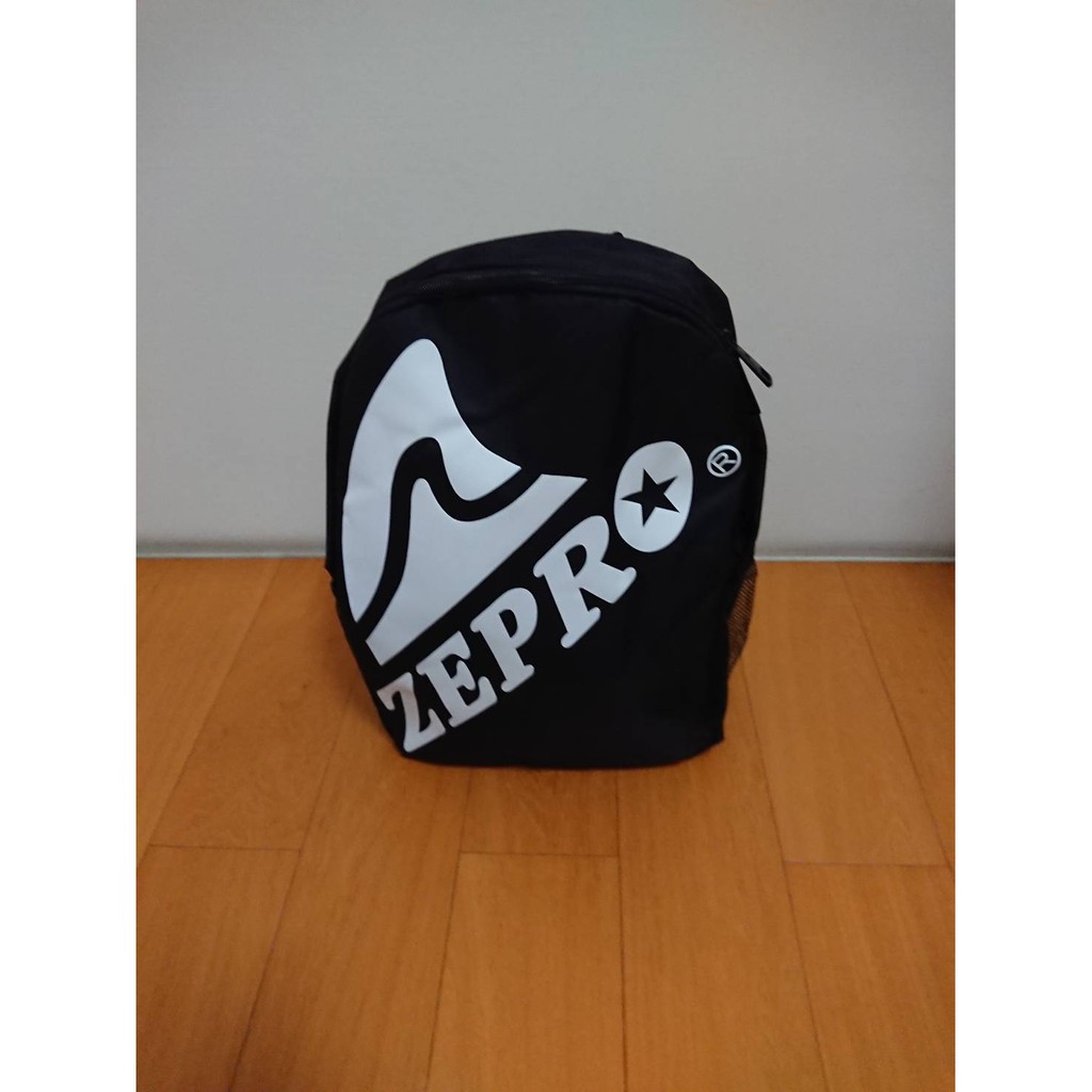 全新正版 ZEPRO 黑色 後背包 兩側網狀水壺袋設計 登山/路跑專用品（吊牌在）