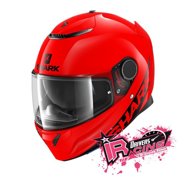 ♚賽車手的試衣間♚ Shark® Spartan 1.2 Blank Red 2022 碳纖維