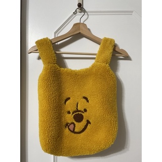 [二手近全新] LOVFEE 迪士尼QQ毛手提袋 - 小熊維尼款 #Disney迪士尼 #Winnie The Pooh