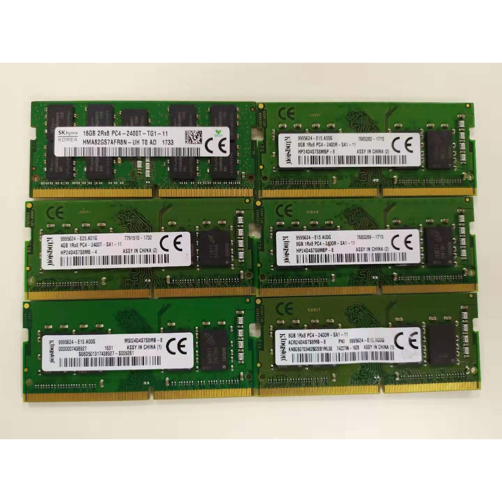 筆記型 DDR4 4G 2400 2133 PC4 4GB 非 8G 16G 筆電 記憶體 金士頓 三星 現代