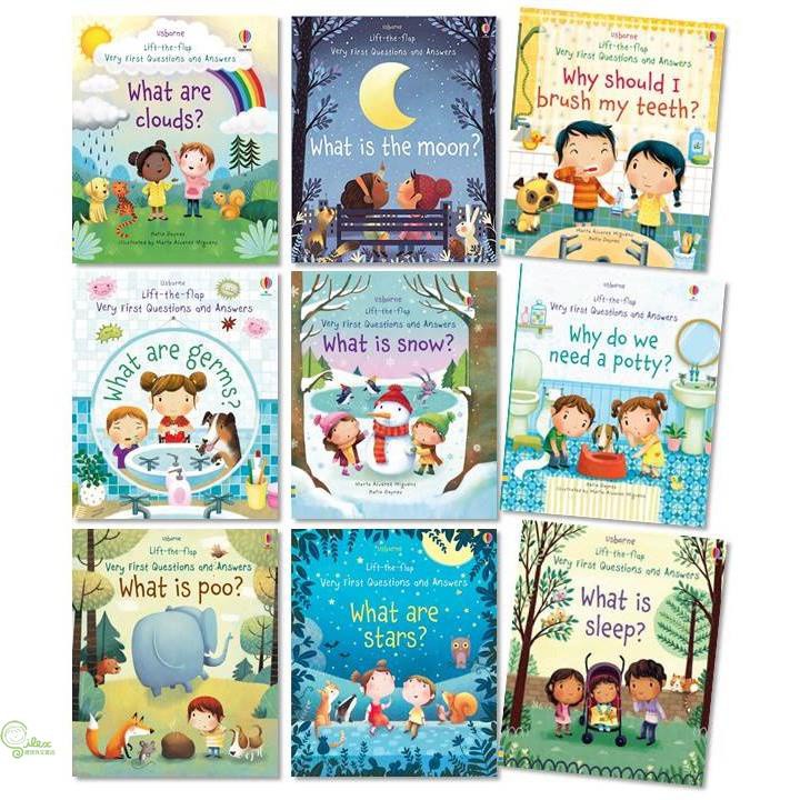 Usborne Lift-the-Flap Very First Questions and Answers系列(共11本)