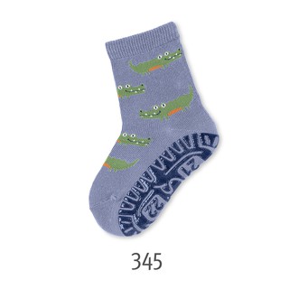 【STERNTALER】防滑輕薄學步襪子/寶寶襪/學爬襪/防滑襪-鱷魚藍(9-11cm) C-8021606-345