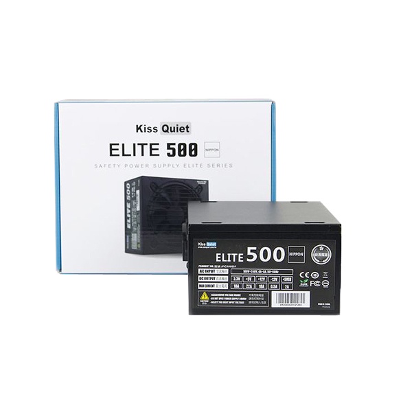 【含稅店】Kiss Quiet Elite 500 Nippon 電源供應器 KISS QUIET PC-500DF