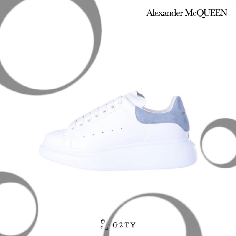 [G2TY] Alexander Mcqueen “Dream Blue” 霧霾藍 MCQ 小白鞋 麥昆 厚底 藍白