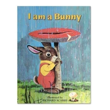 英文繪本 膠裝英文原版i Am A Bunny我是一隻兔子兒童英語繪本啟蒙圖畫書不支持點讀哦 蝦皮購物