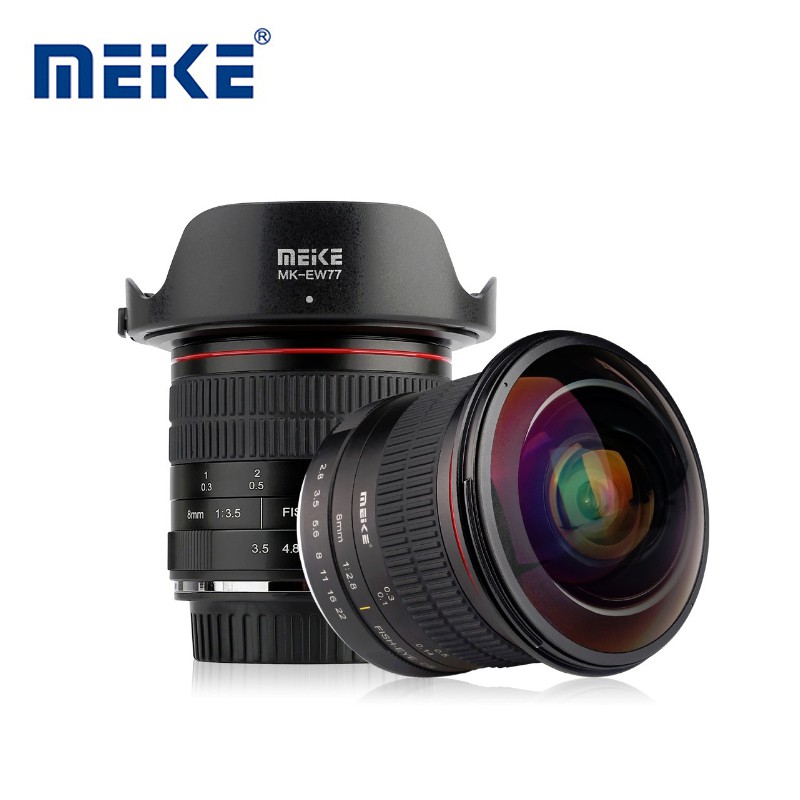Meike 美科 手動 魚眼鏡頭 8mm f3.5 NIKON F CANON 單眼 APS-C 相機專家 [公司貨]