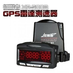 征服者 GPS XR-5008 紅色背光模組雷達測速器