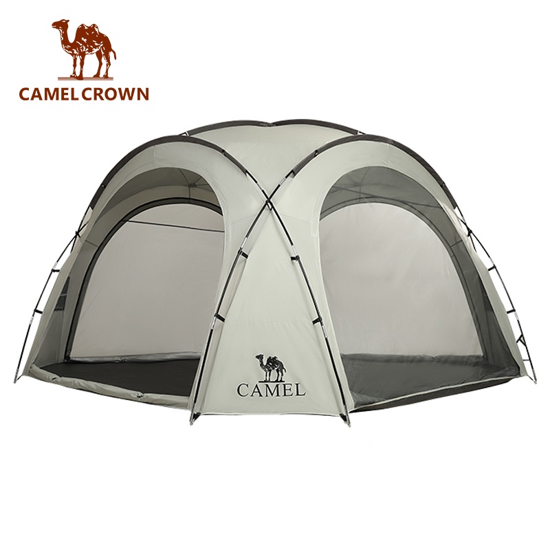 CAMEL CROWN駱駝 球形帳篷 3~4人大空間帳篷 戶外便攜式露營防雨防風帳篷