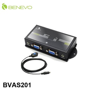 【3CTOWN】缺貨 含稅開發票 BENEVO BVAS201 UltraVideo 2埠螢幕切換器(D-sub,音效)