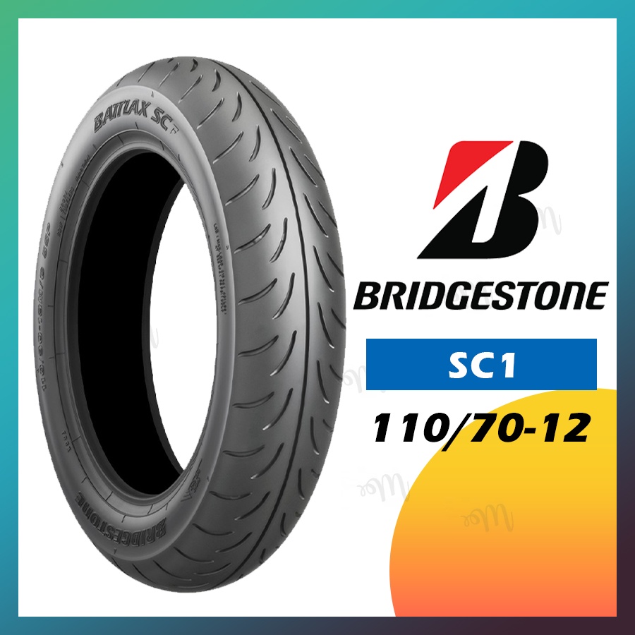 【MAY.MAY 輪胎】普利司通BRIDGESTONE SC1 110/70-12 1107012 機車輪胎