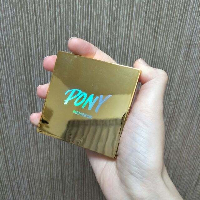 「二手彩妝」PONY x MEMEBOX炫色花季四色眼影盤03 橙色花季