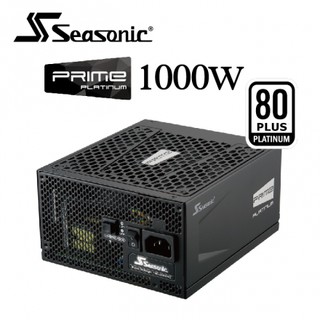 【J.X.P】Seasonic 海韻 PRIME1000W Platinum 模組化線材 白金認證 電腦電源 POWER