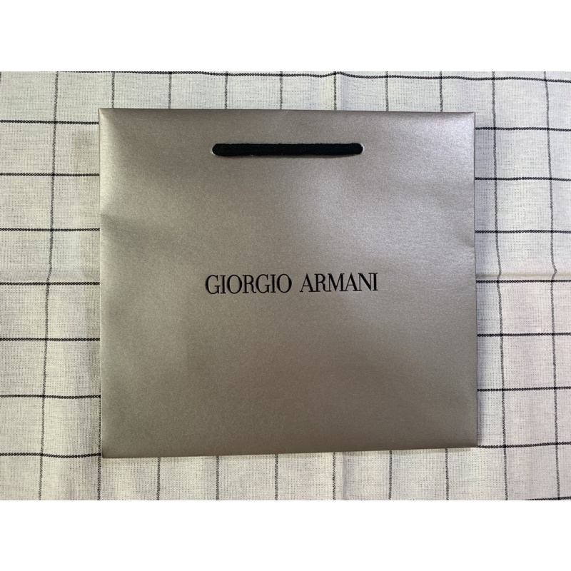 🛍 Giorgio Armani 禮品袋 紙袋 小皮 皮夾 包裝 送禮
