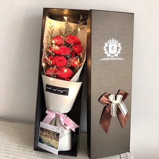 【ʚ ɞGIFTME5台灣出貨ʚ ɞ】玫瑰花束 玫瑰花禮盒 11/18朵玫瑰花束 康乃馨 情人節禮物 母親節禮物 教師節