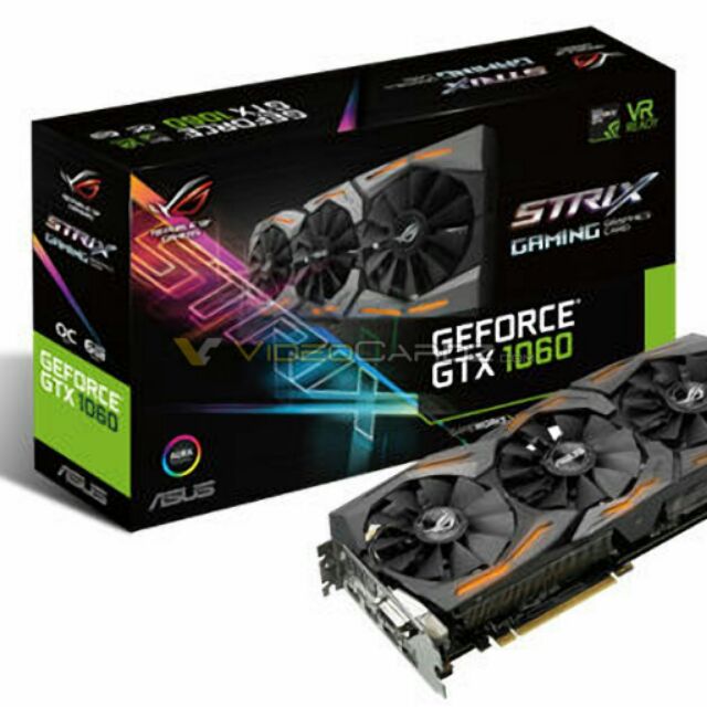 華碩 ROG STRIX GTX 1060 O6G GAMING 顯示卡