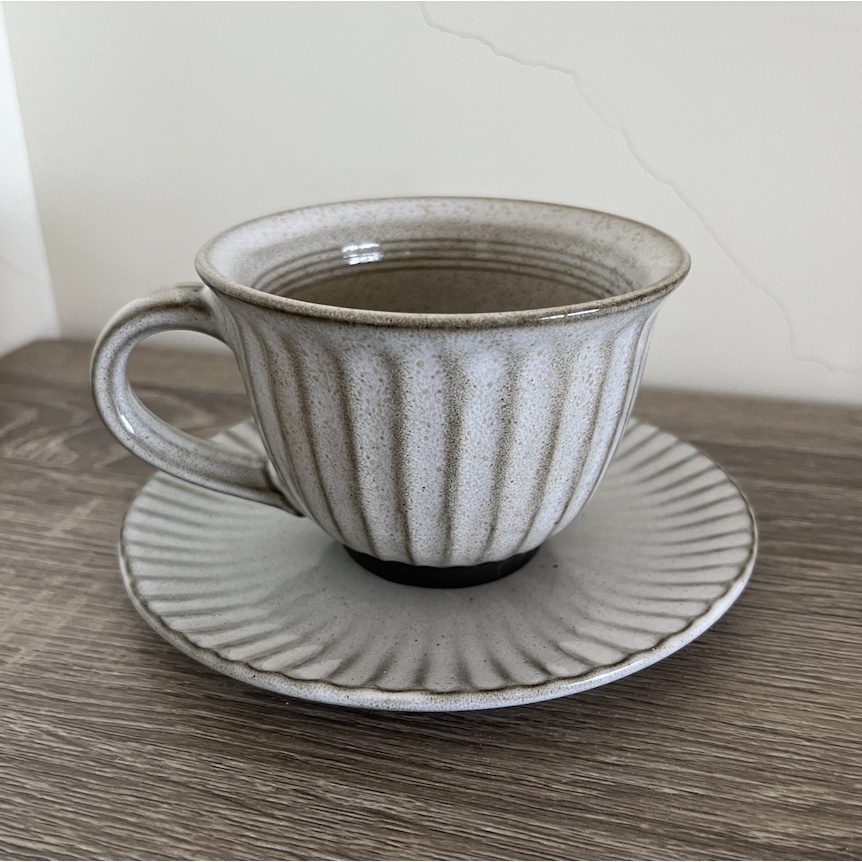 量多可議價！【全新咖啡杯盤組 】宜得利 NITORI SOGI MT-71 北歐風 質感250ml咖啡杯盤組
