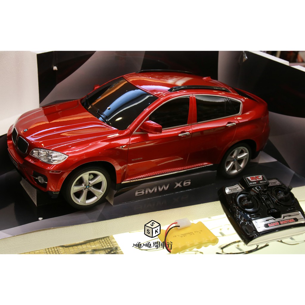 1:10 寶馬 BMW X6 紅色 休旅車模型遙控車 原廠授權