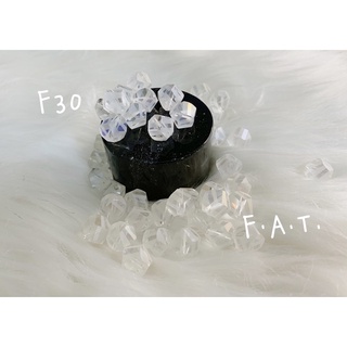 施家DIY水晶 磨砂斑馬紋鑽石珠約11.8mm單珠F30一組5顆 不挑款隨機發