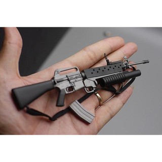 【玩模坊H-001】1/6 (塑膠材質) 威龍 M16A1+M203榴彈發射器 越戰 二戰德軍 模型