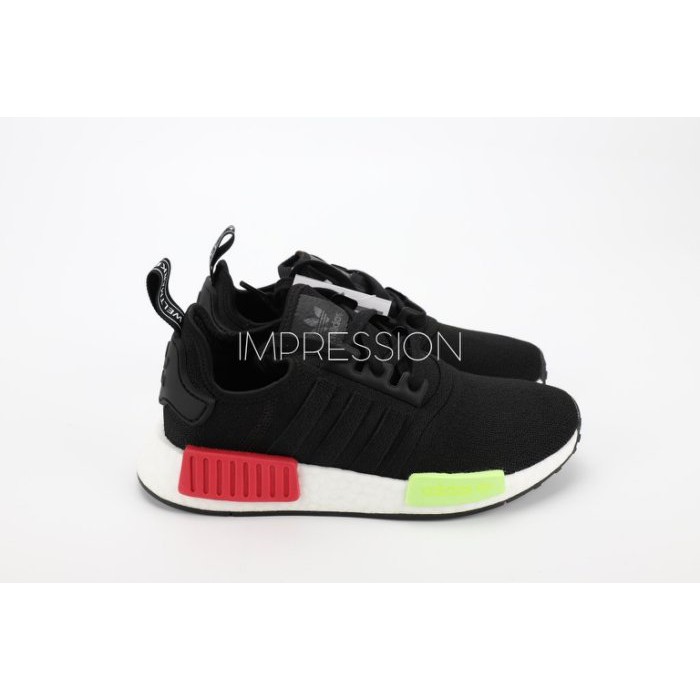 【IMPRESSION】Adidas NMD R1 Black 黑 紅 綠 EE5100 男 女 現貨