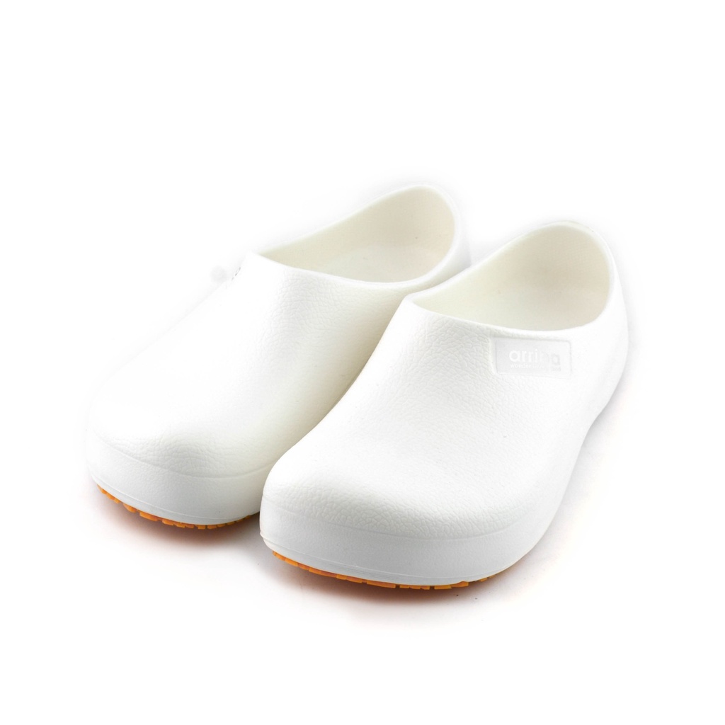 ARRIBA艾樂跑男女鞋-白色工作鞋防水廚師鞋-白(61829-1)
