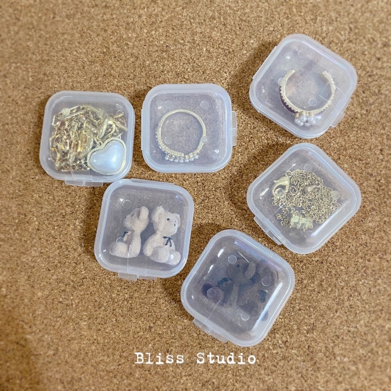 Bliss平價飾品 迷你收納小方盒 飾品展示盒 防塵 防氧化 旅行便攜 耳環戒指項鍊