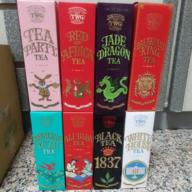 現貨 新加坡twg鐵罐茶葉packaged 100g茶葉 17經典款紅茶 白茶 無咖啡因 送禮最佳選擇 聖誕節過年 蝦皮購物