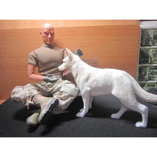 Z3Z動物部門 FS末日戰爭1/6細緻白狼犬一隻 mini模型