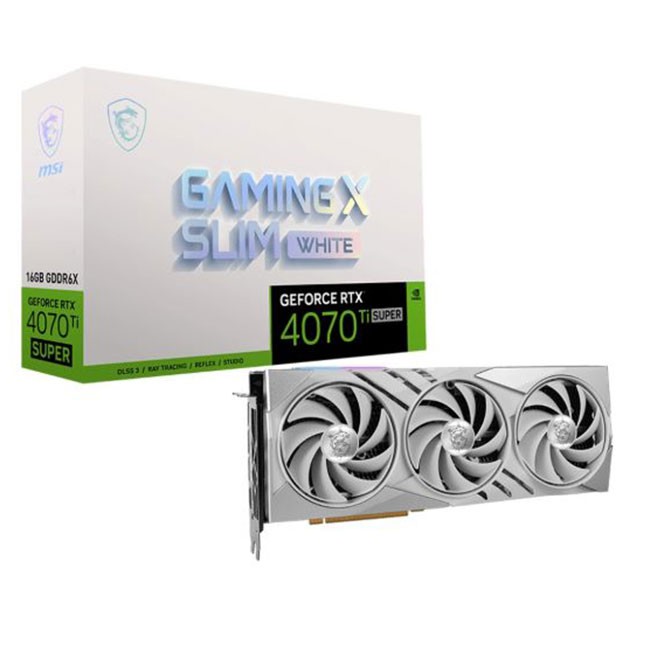 微星 RTX4070Ti SUPER 16G GAMING X SLIM WHITE 現貨 廠商直送