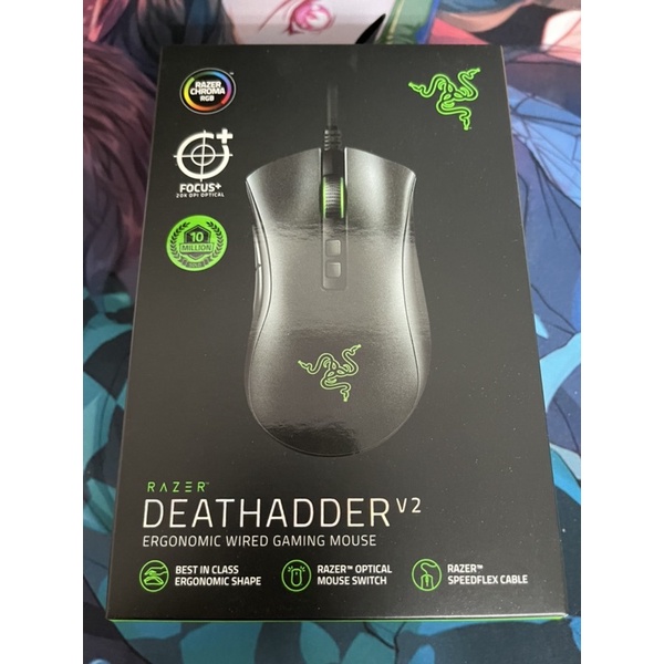 RAZER 雷蛇 Deathadder V2 電競滑鼠 全新未拆封 不議價