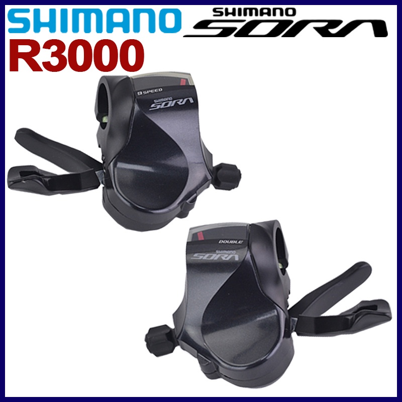 Shimano SORA R3000 變速桿 2x9 速 3x9 公路自行車零件 2 向釋放 SL-R3000 變速桿一