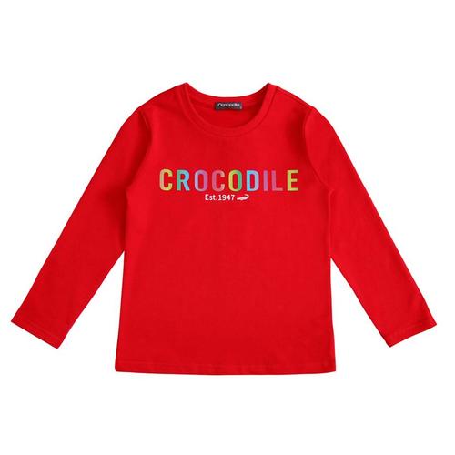 Crocodile Junior 『小鱷魚童裝』630452  彩色LOGO T恤  Ggo(G購)
