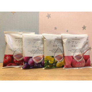 水金鈴小舖 2022日本零食 奇亞籽蒟蒻果凍Chia Seed Jelly 水蜜桃 葡萄 W